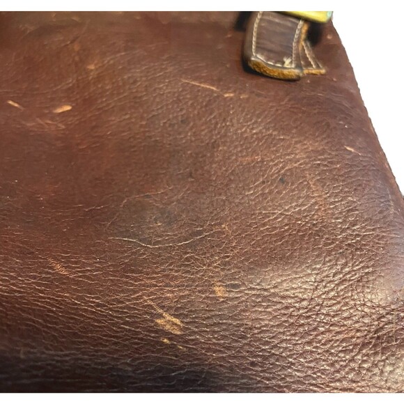 Western Hair On Cowhide Zebra Print Genuine Leather Shoulder Bag Made In USA - Picture 12 of 16